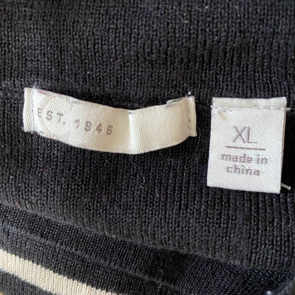 Cato Brown Black Striped Sleeveless Knit Skirt Set XL - Picture 10 of 11